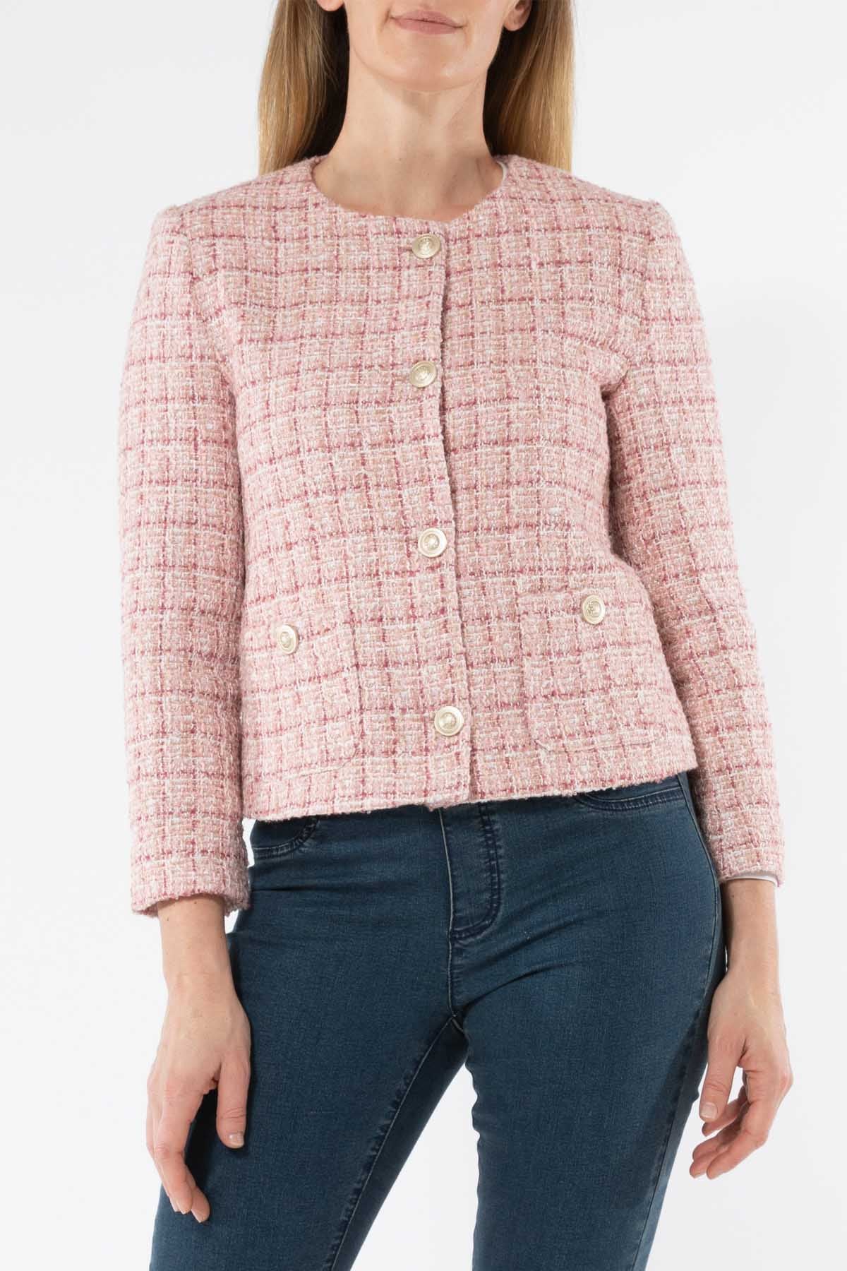 Women s Multi Boucle Jacket Blue