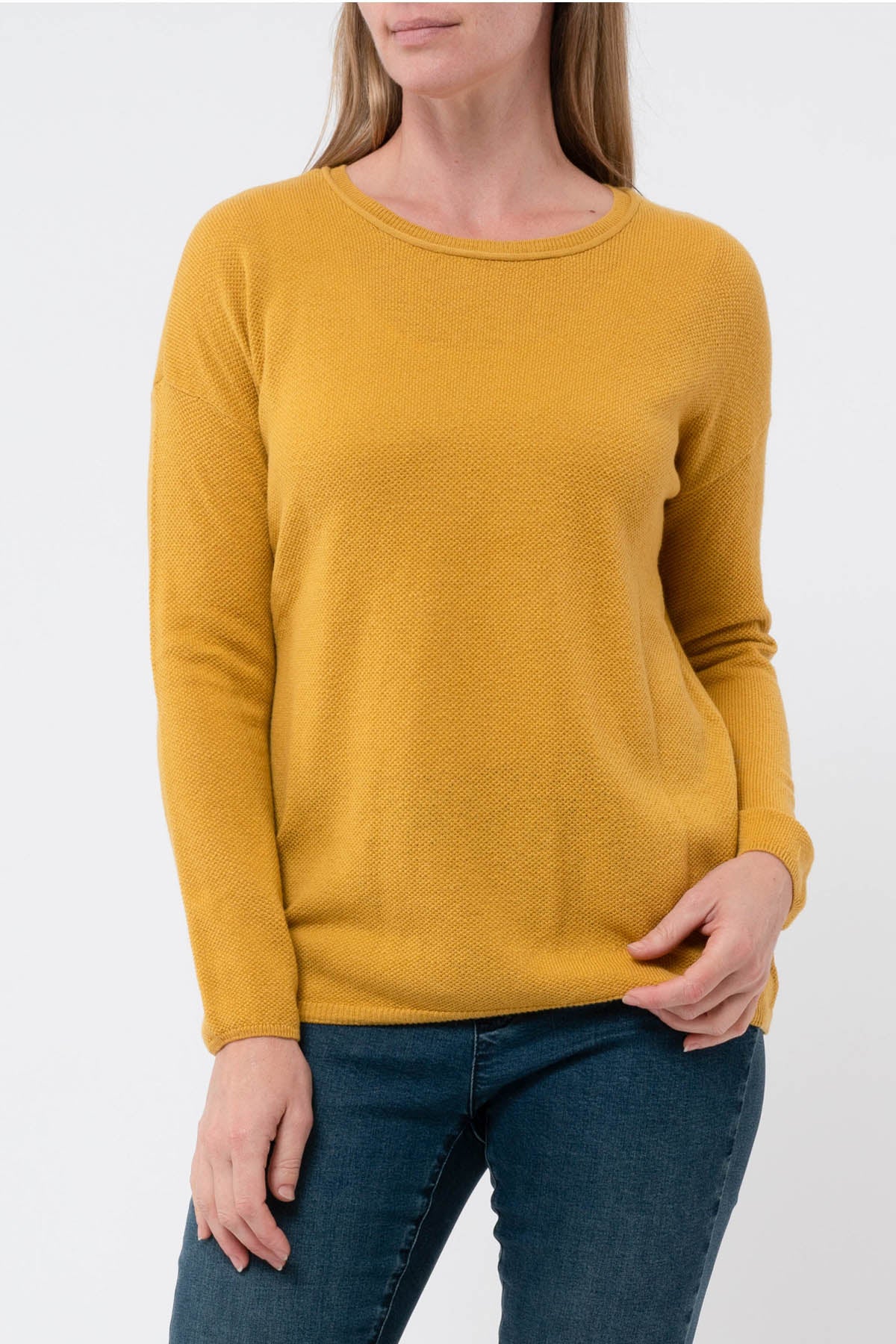 Long Sleeve Texture Pullover