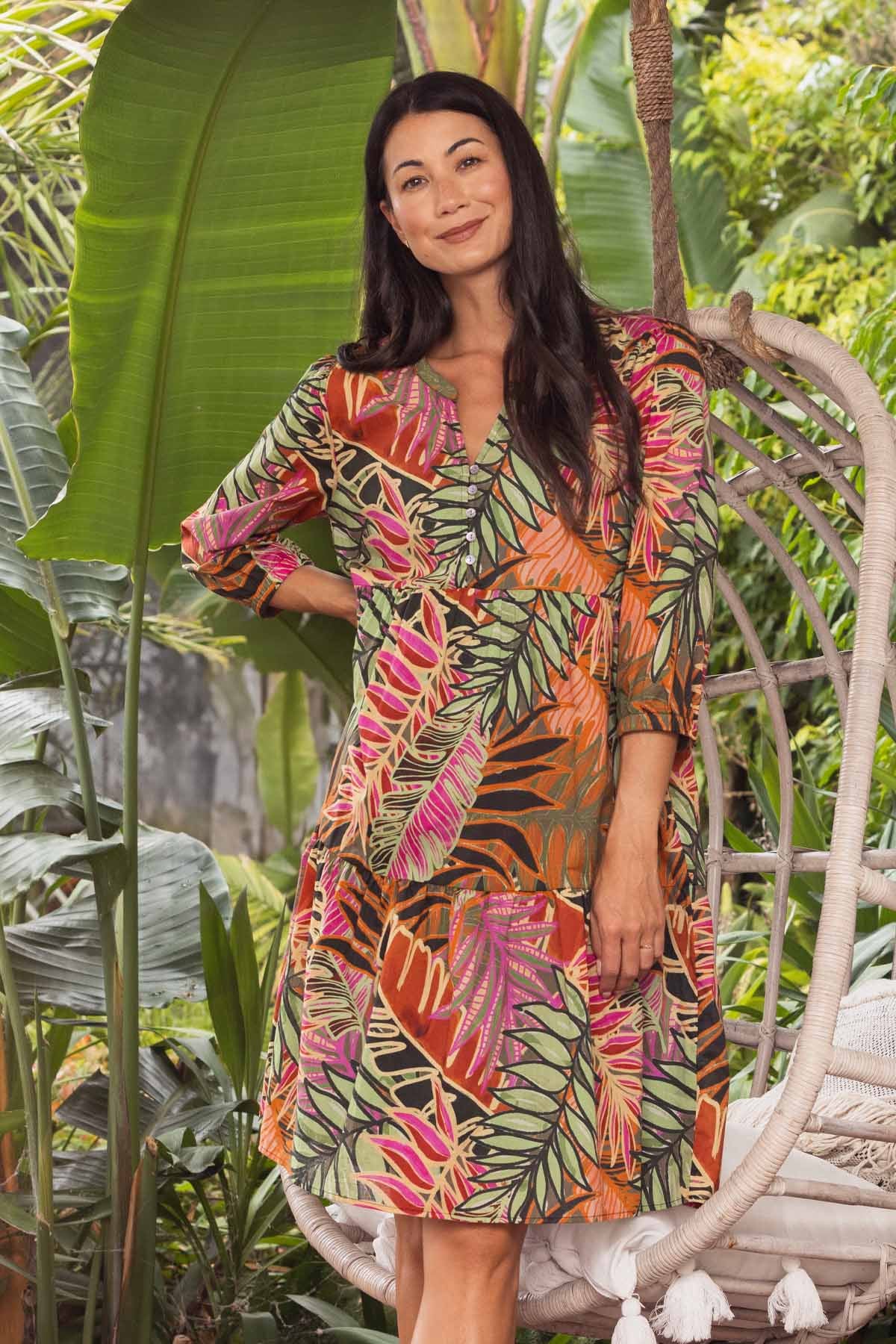 Women's Amazonia Dress in Multicolour