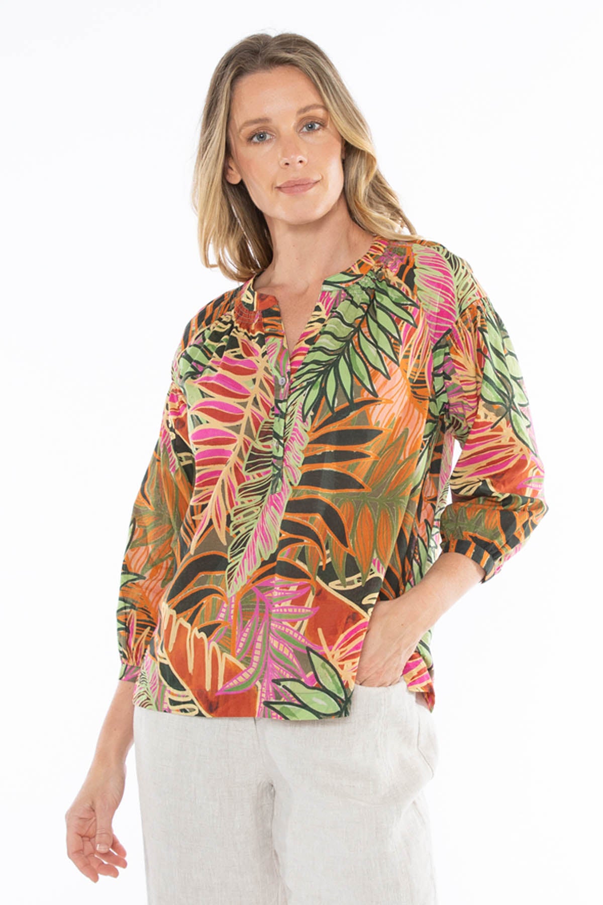 Women's Amazonia Top in Multicolour