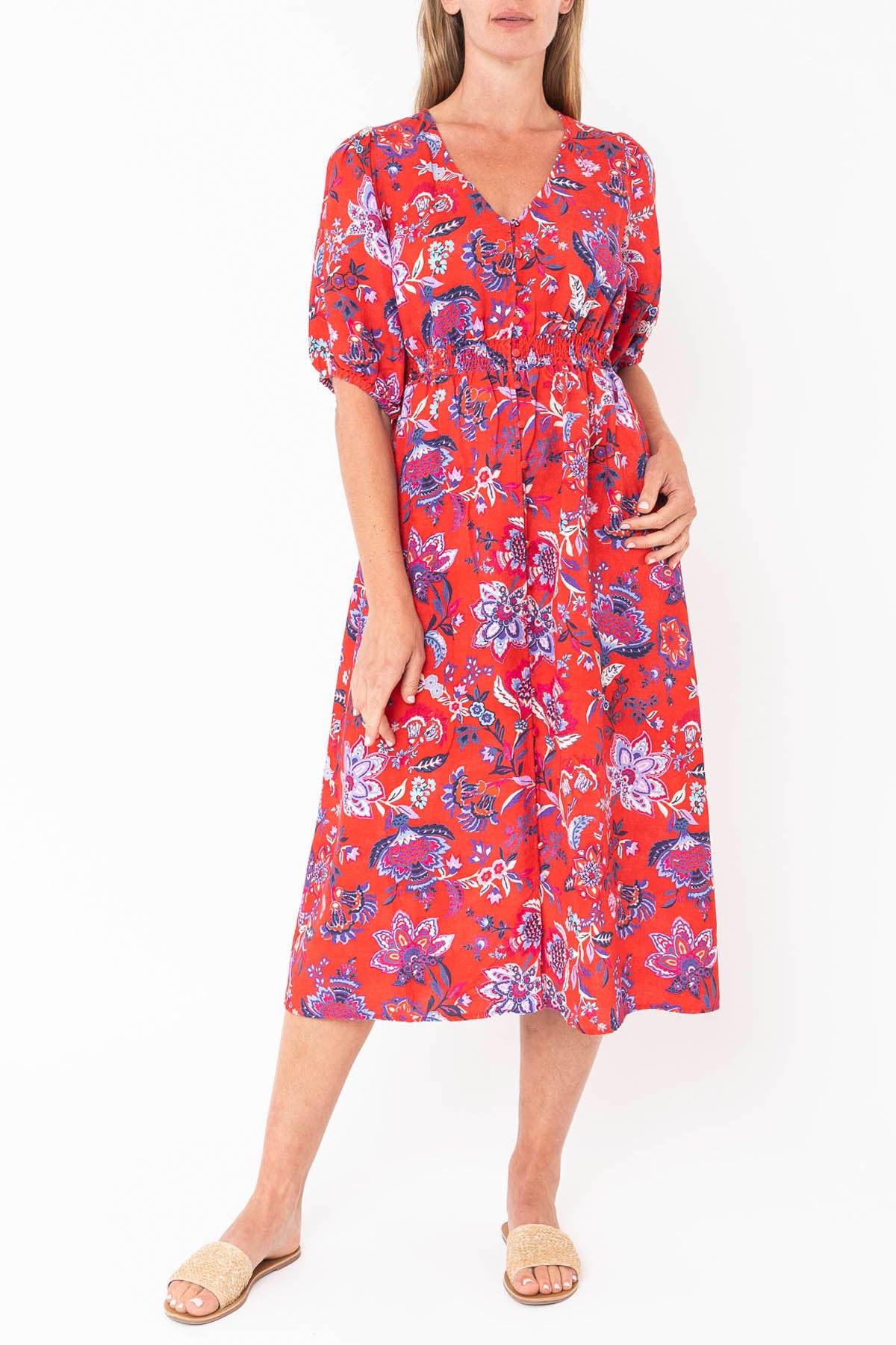 Jump on sale floral dress