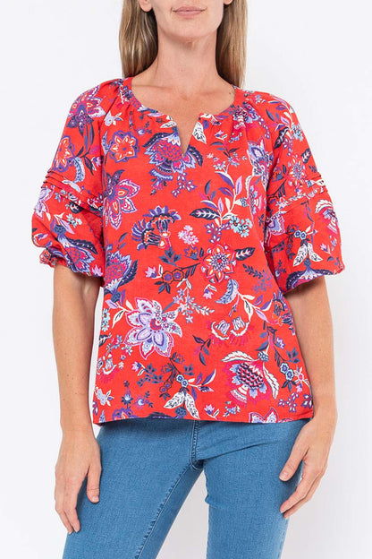 Chintz Floral Top