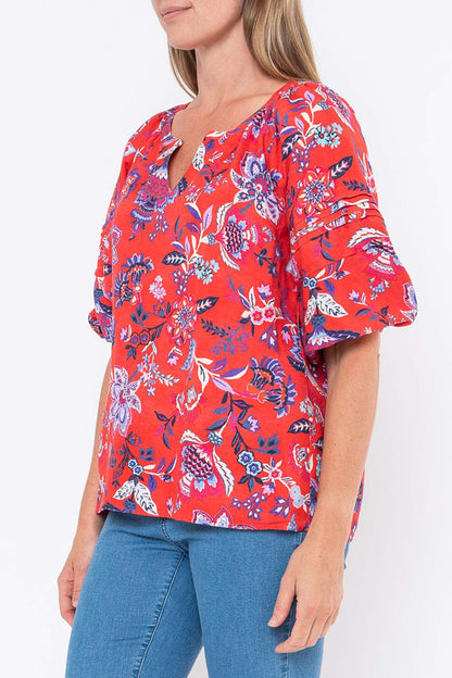 Chintz Floral Top