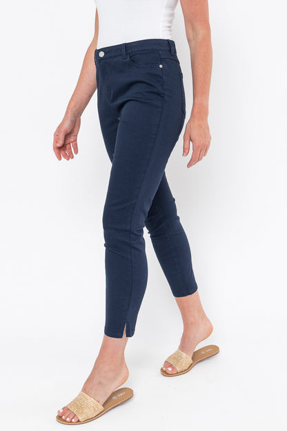 Coloured Denim Jean Navy