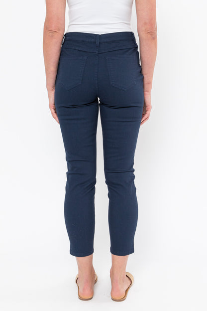 Coloured Denim Jean Navy