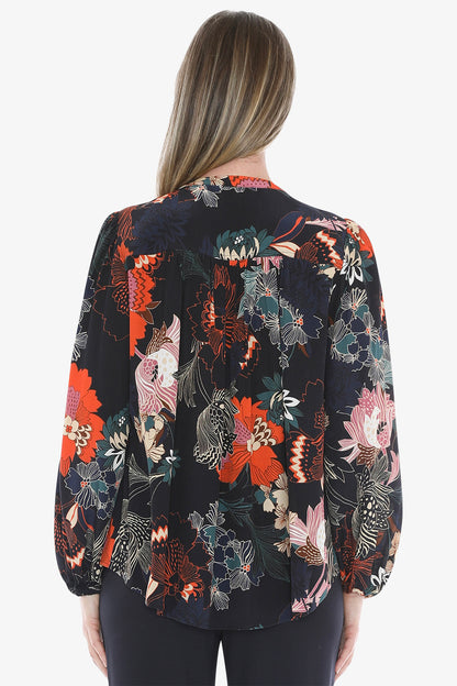 Deco Floral Top in Multi