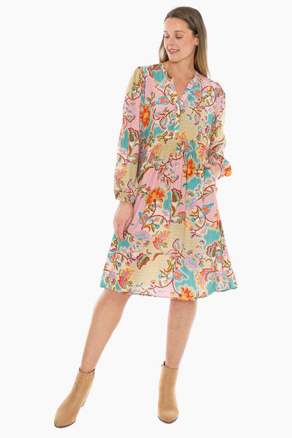 Fresh Chintz Dress in Multi