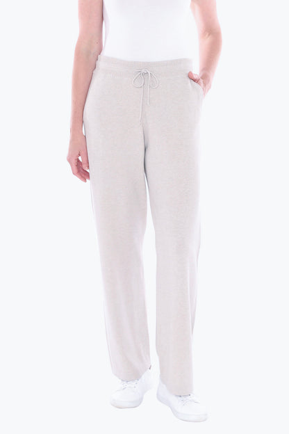 Knit Pant in Stone Marle