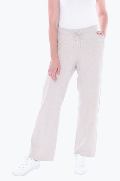 Knit Pant in Stone Marle