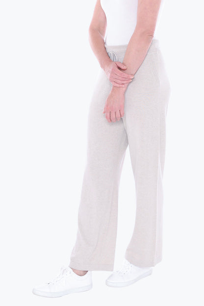 Knit Pant in Stone Marle