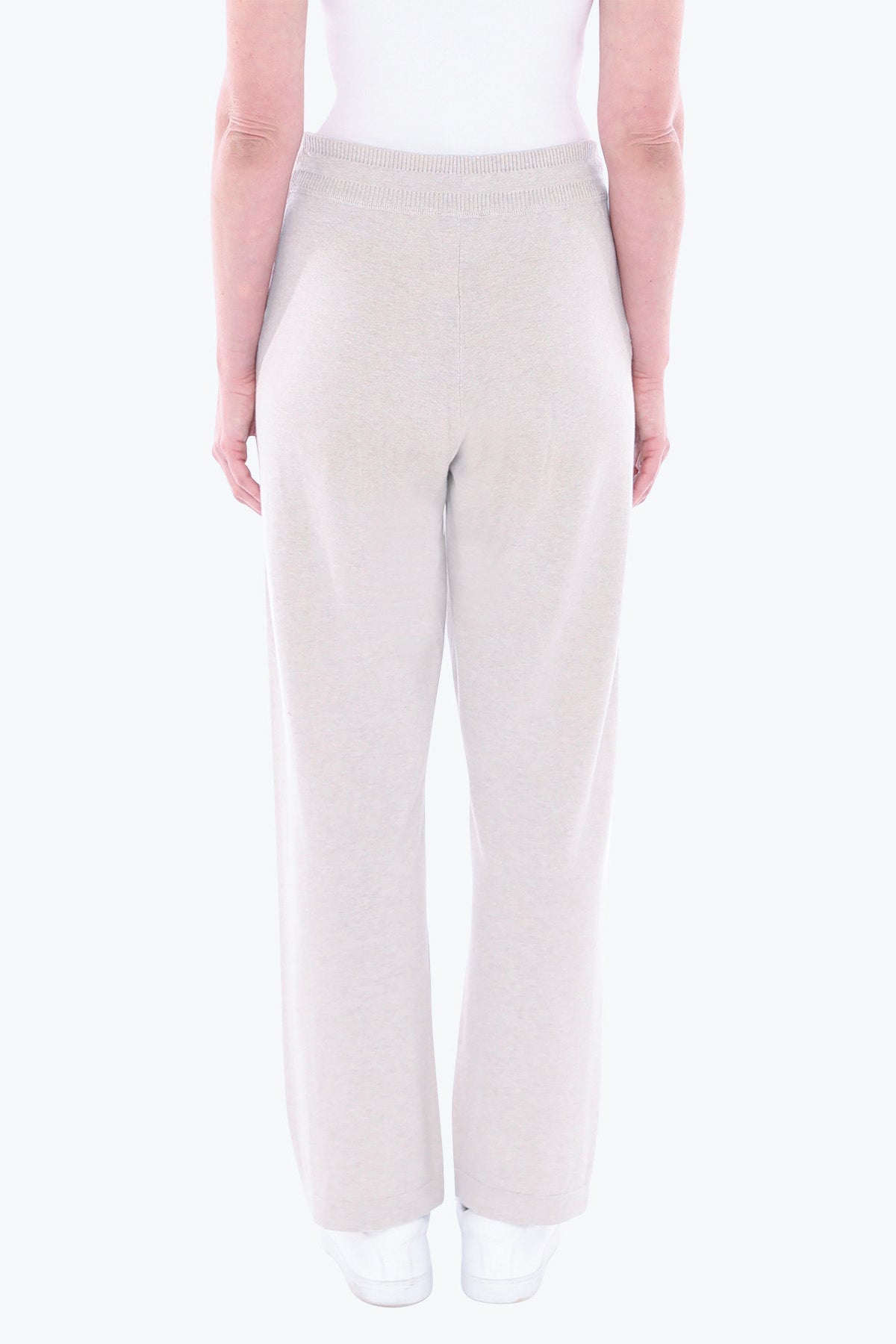 Knit Pant in Stone Marle