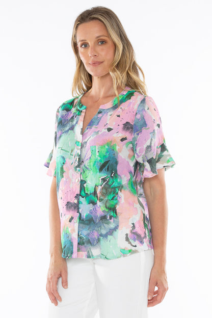 Women's Lush Oasis Top in Multicolour