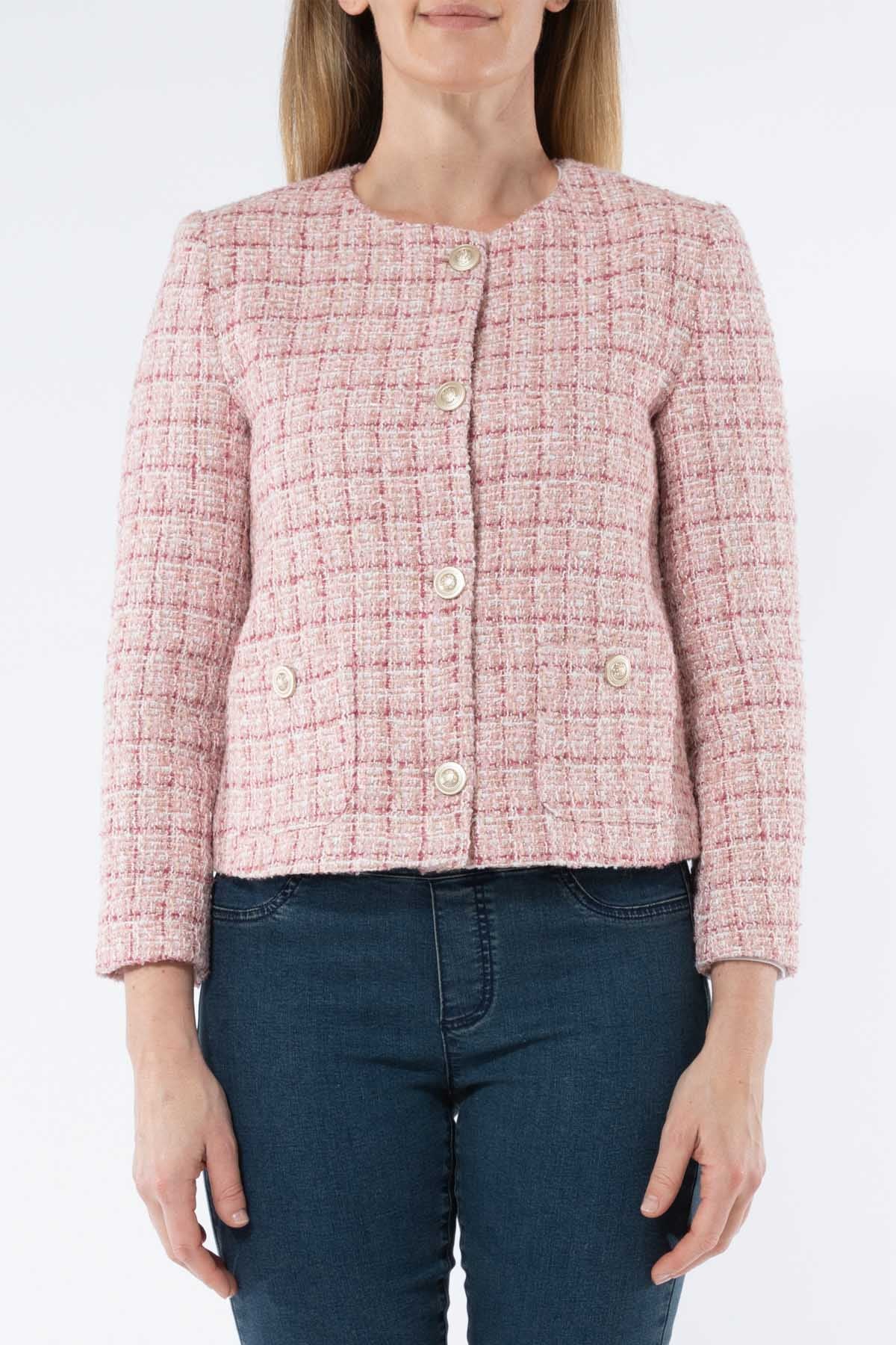 Women s Multi Boucle Jacket Blue