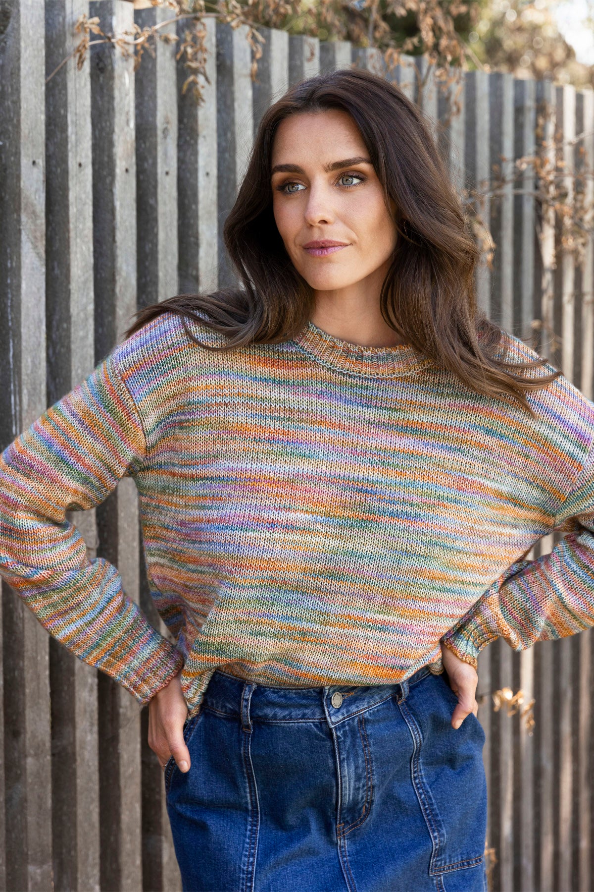 Multi-Colour Pullover in Sunset