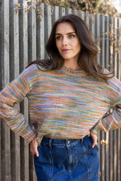 Multi-Colour Pullover in Sunset