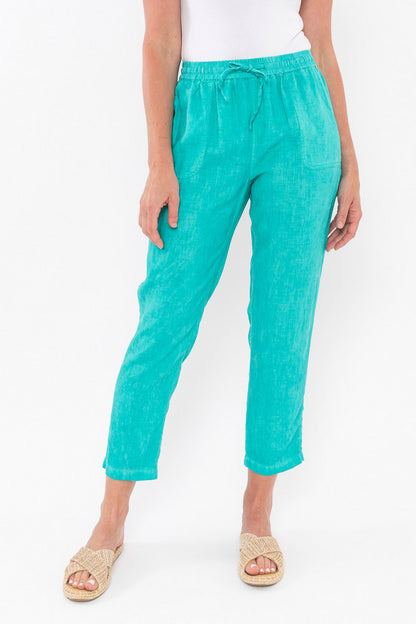 Pigment Dyed Linen Pant