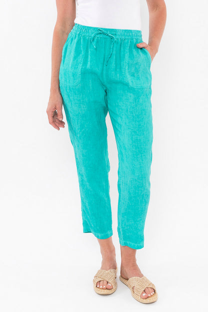 Pigment Dyed Linen Pant