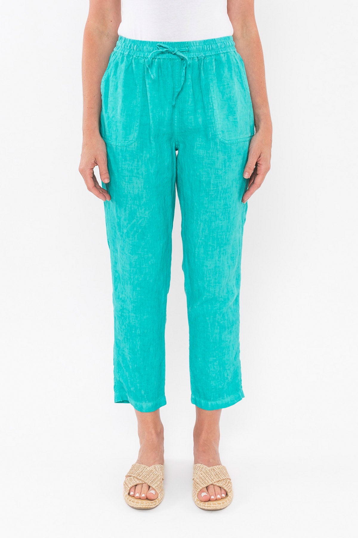 Pigment Dyed Linen Pant