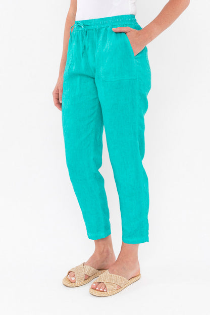 Pigment Dyed Linen Pant