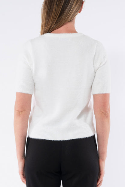 Short Sleeve Knit Top