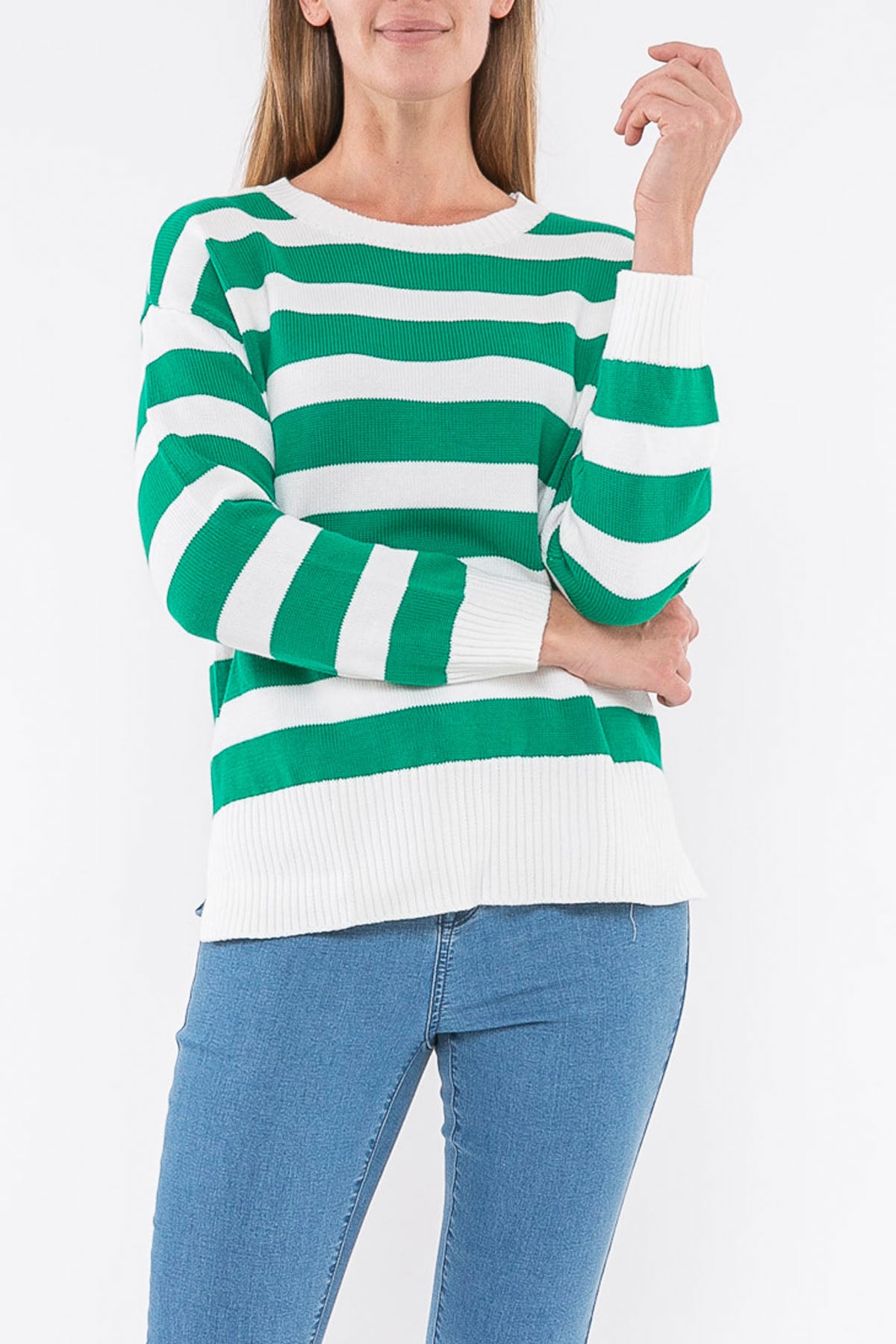 Green pullovers store