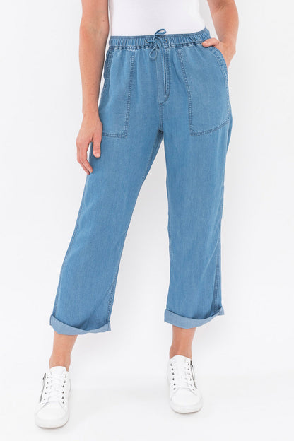 Tencel Pull On Pant