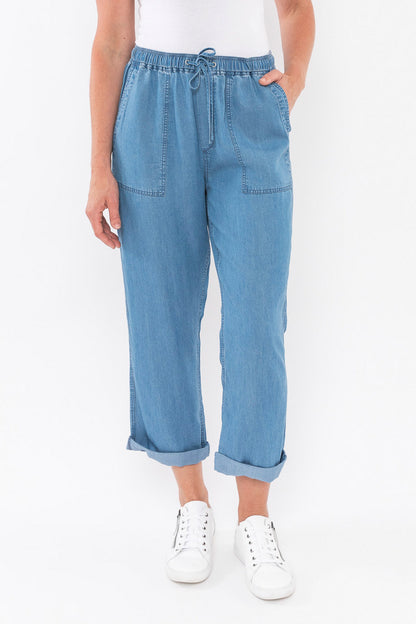 Tencel Pull On Pant