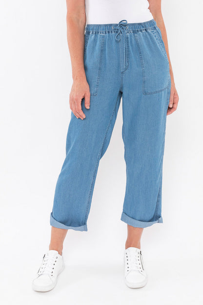 Tencel Pull On Pant