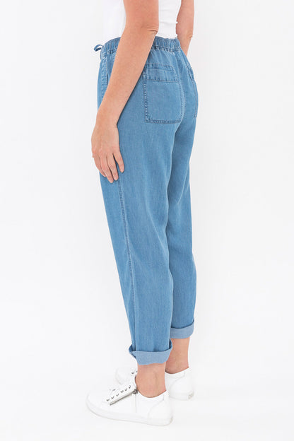 Tencel Pull On Pant