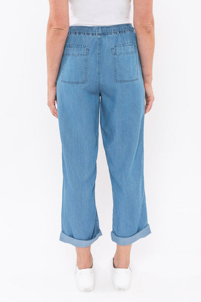 Tencel Pull On Pant