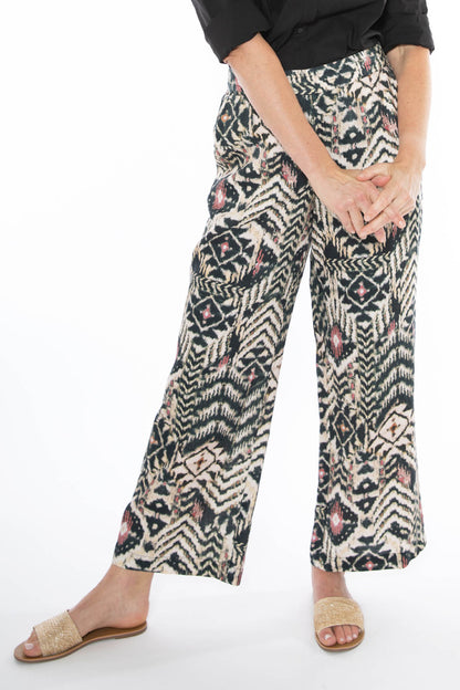 Women's Tribal Print Pant in Multicolour