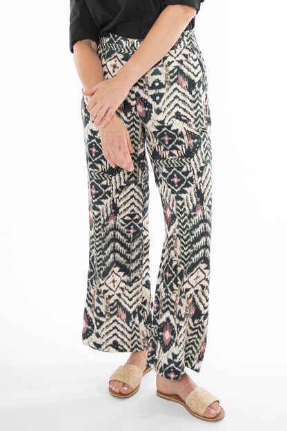 Women's Tribal Print Pant in Multicolour