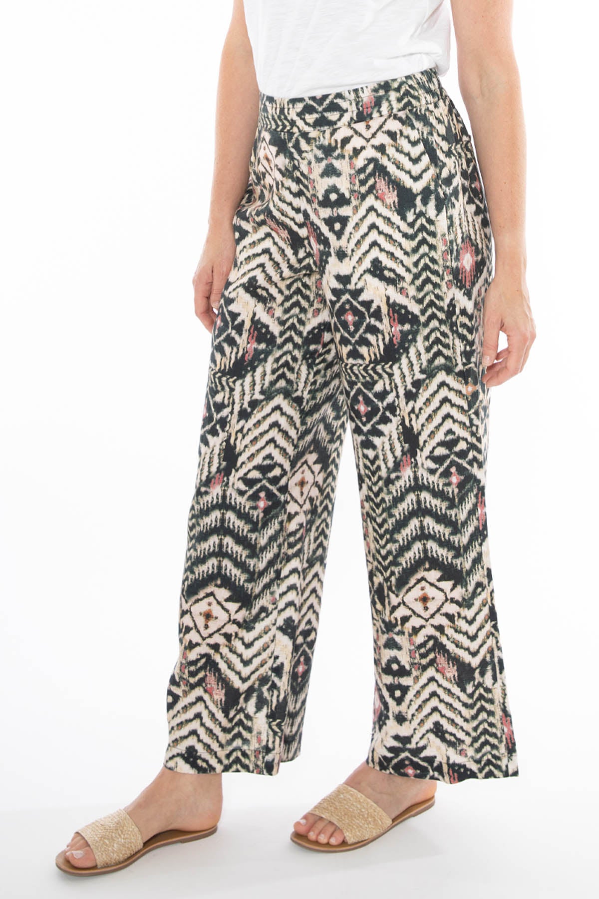 Women's Tribal Print Pant in Multicolour