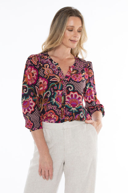 Vibrant Tapestry Top