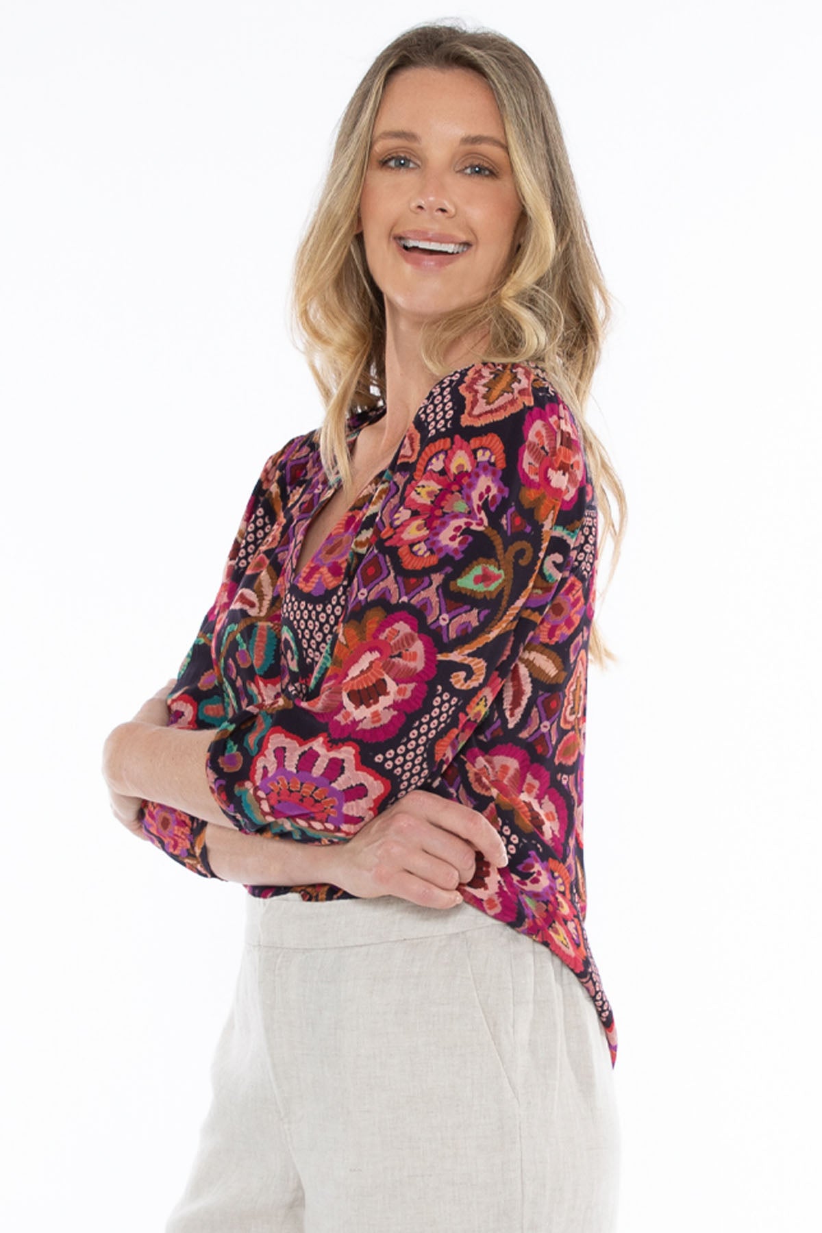 Vibrant Tapestry Top