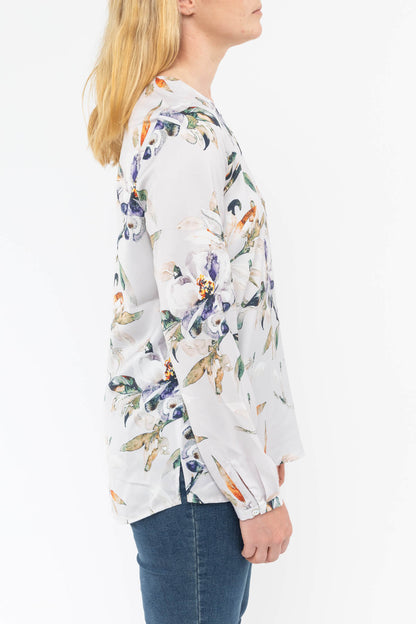 Abstract Floral Top