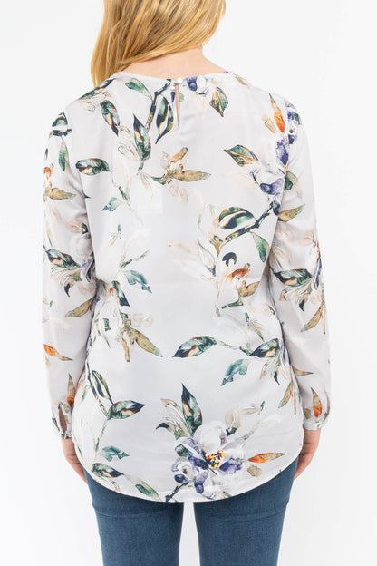 Abstract Floral Top