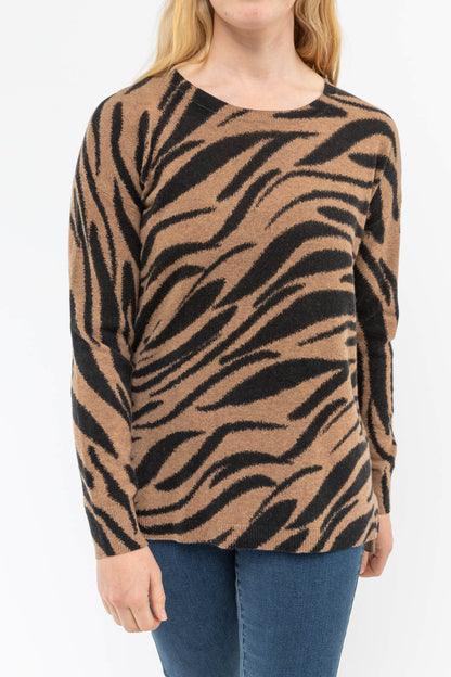 Animal Print Pullover