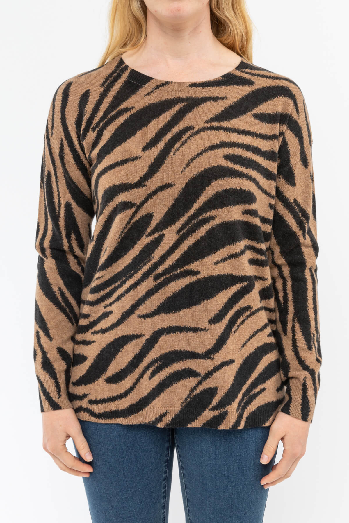 Animal Print Pullover