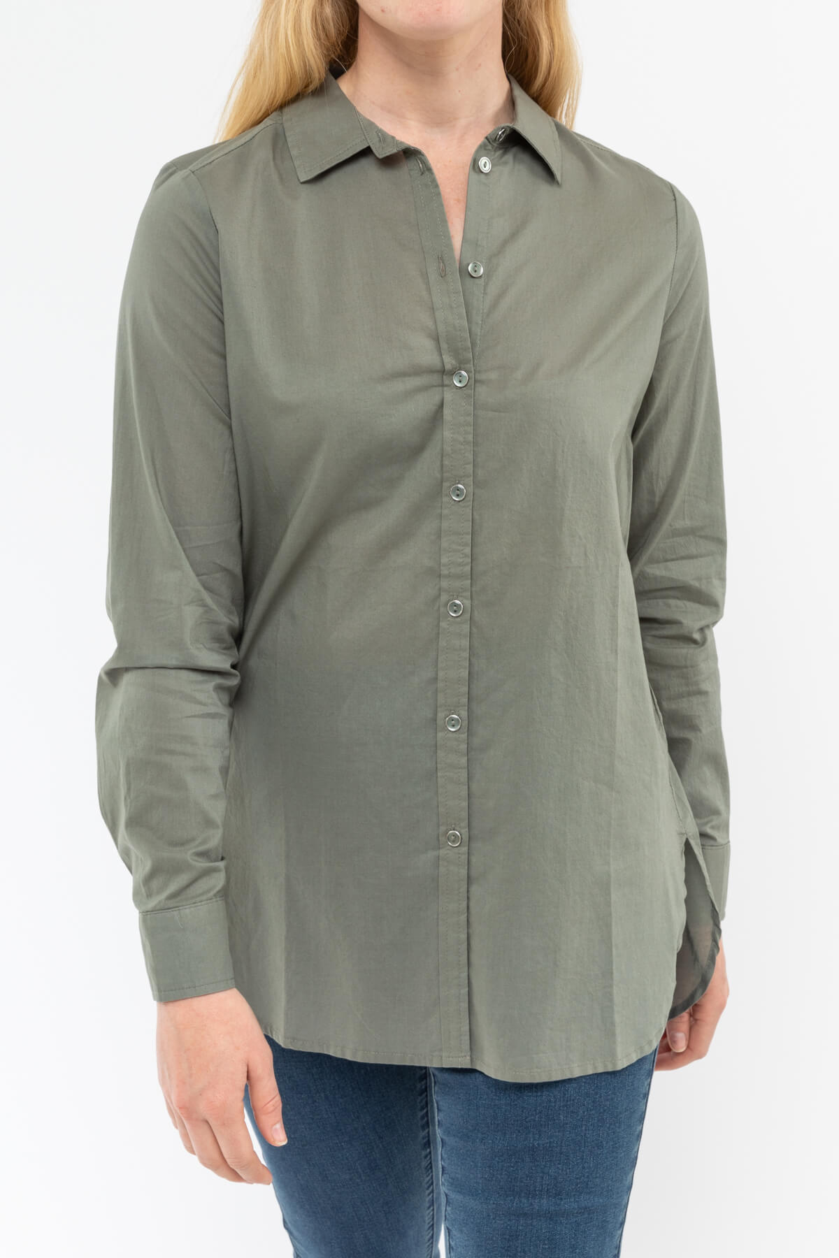 Cotton Swing Shirt Khaki