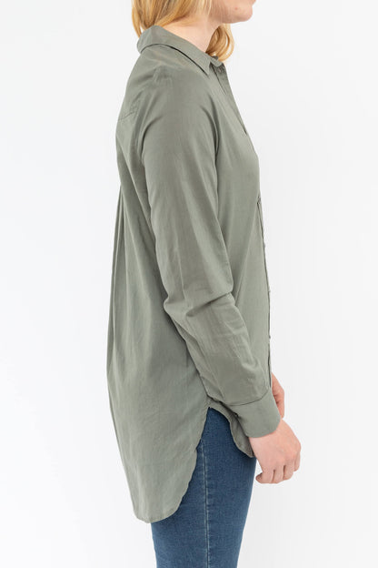 Cotton Swing Shirt Khaki