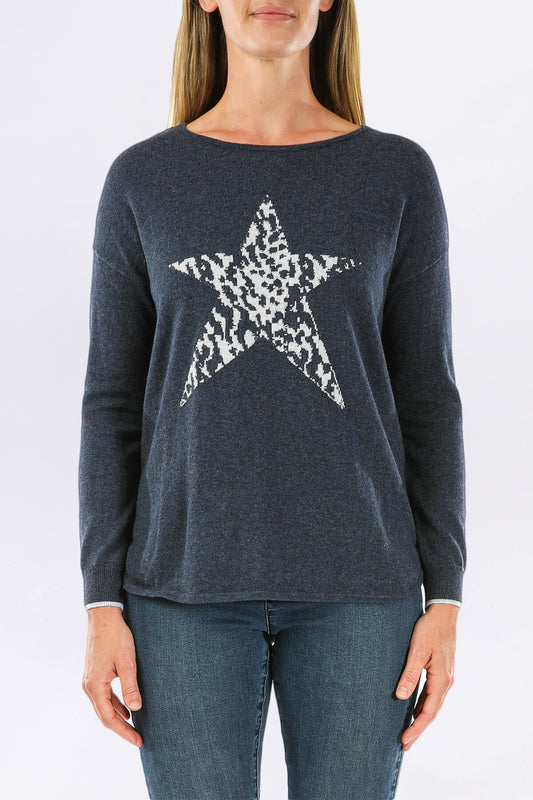 Animal Star Pullover Indigo