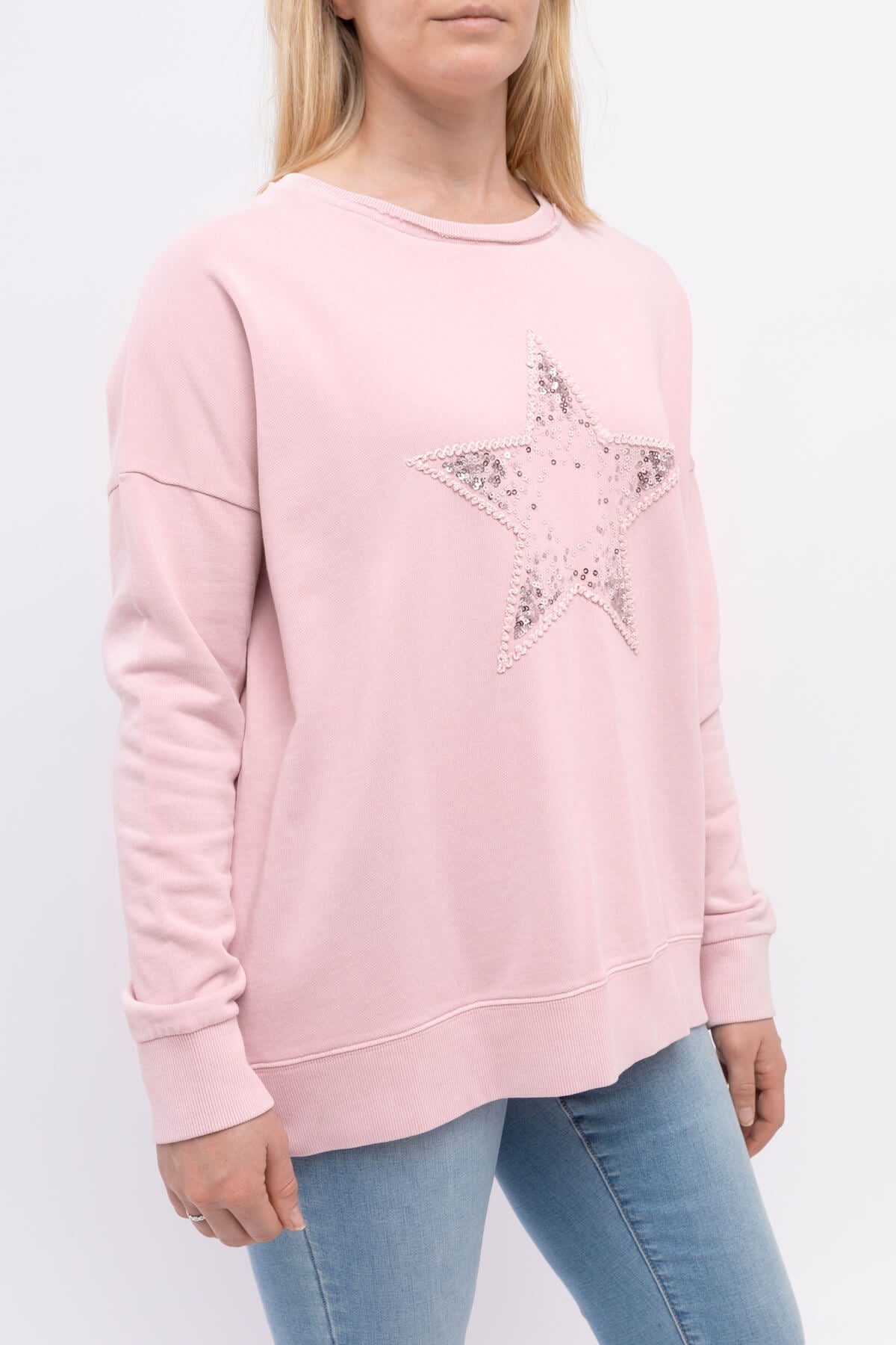 Sequin hot sale star sweatshirt