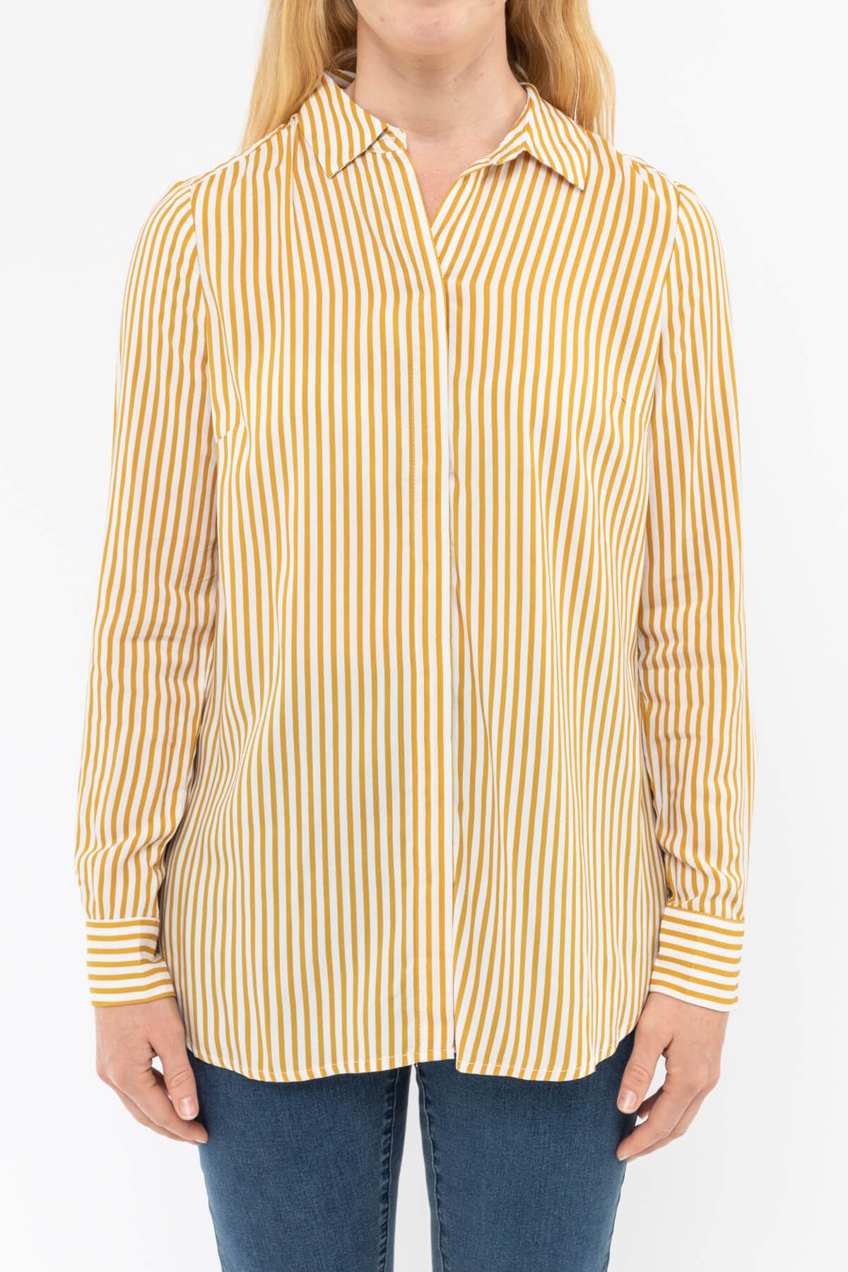 Stripe Shirt Mustard