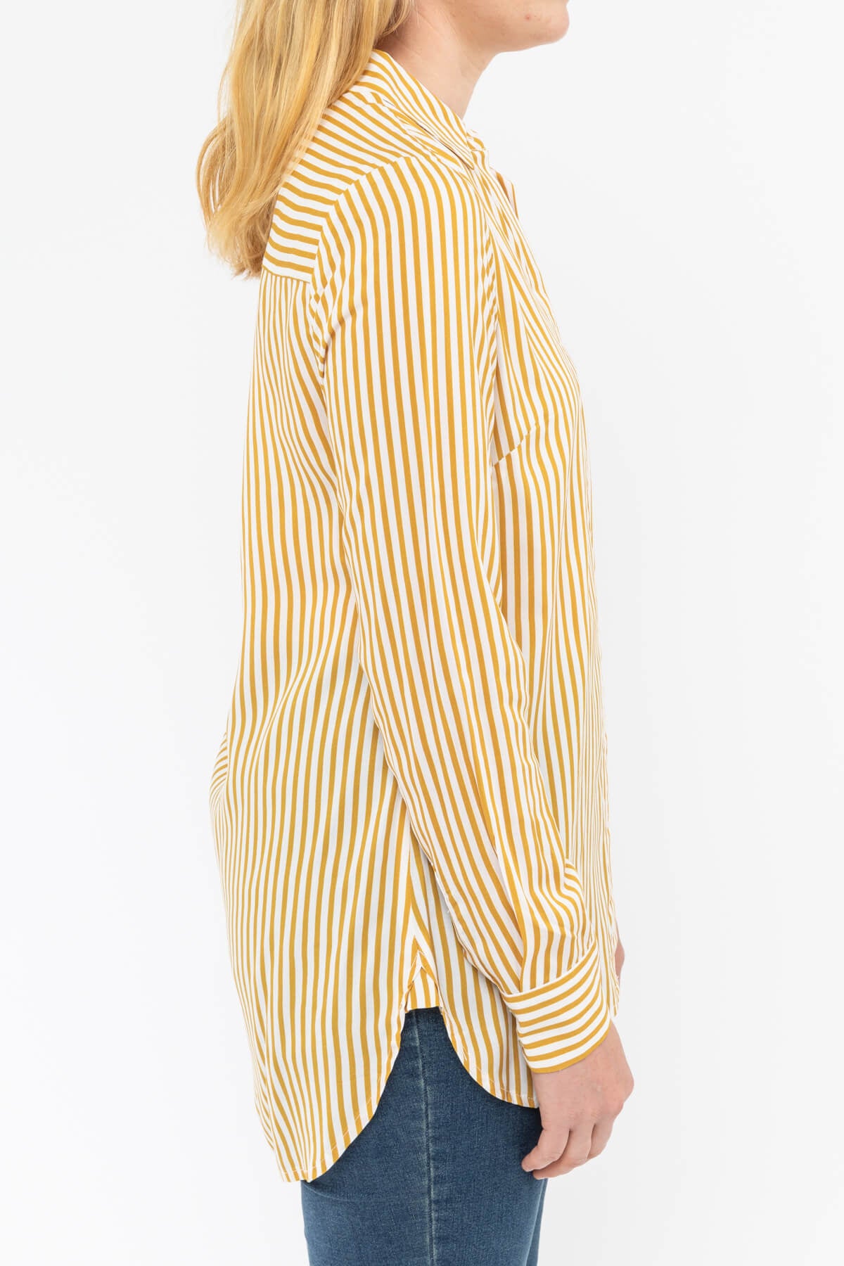 Stripe Shirt Mustard