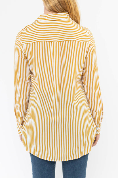 Stripe Shirt Mustard