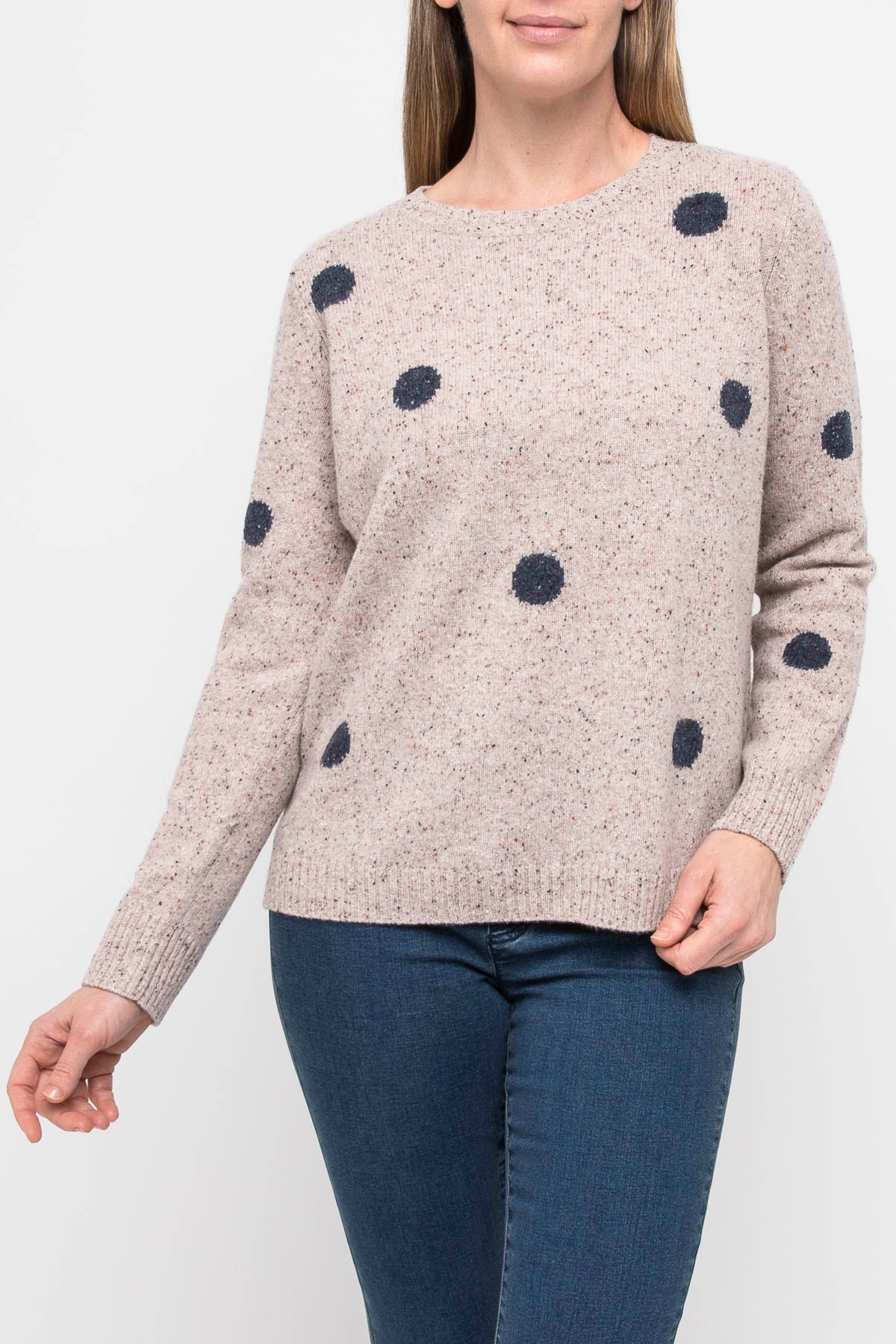 Spot Fleck Pullover Oat