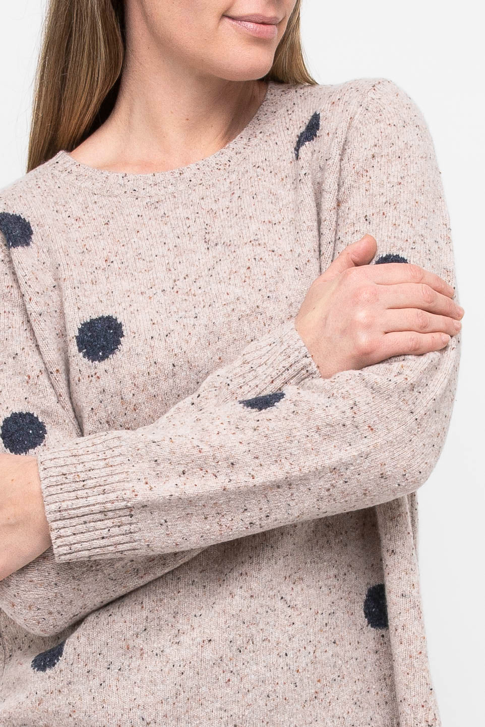 Spot Fleck Pullover Oat