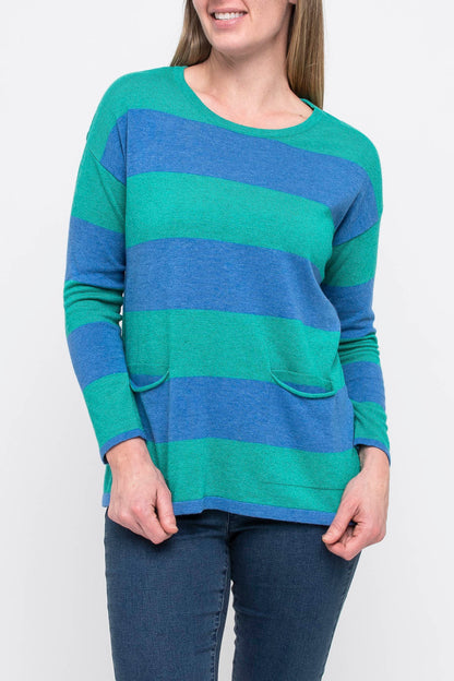 Wide Stripe Pullover