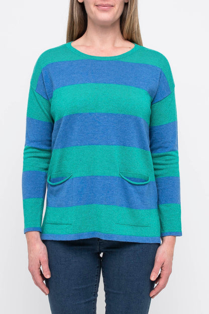 Wide Stripe Pullover